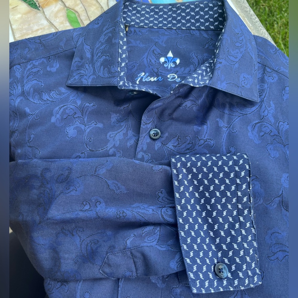 Fleur De Lis Collection gorgeous men’s dress shirt